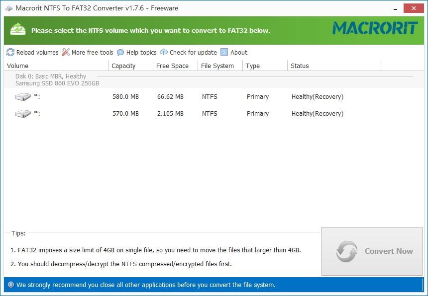 Macrorit NTFS to FAT32 Converter下载,NTFS转FAT32软件,硬盘工具